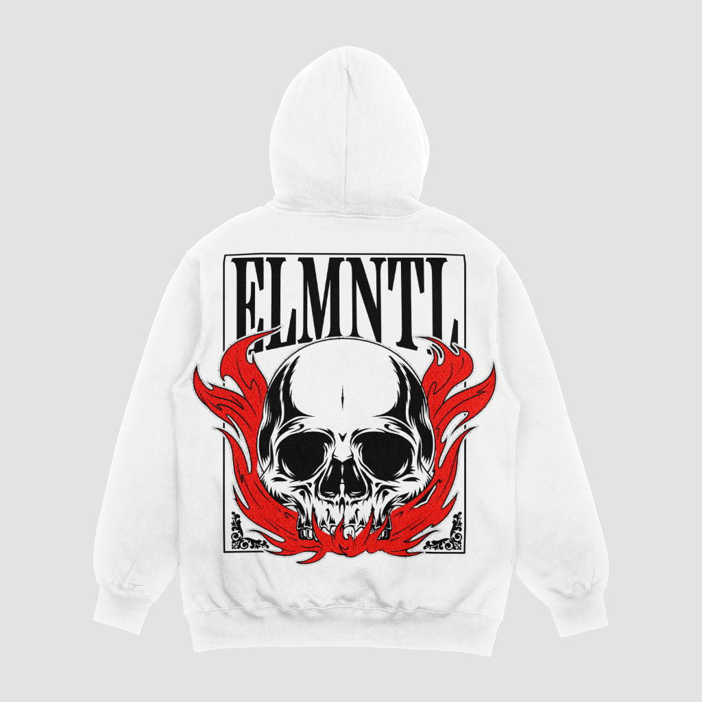 Fire Skull Hoodie (Fleece)