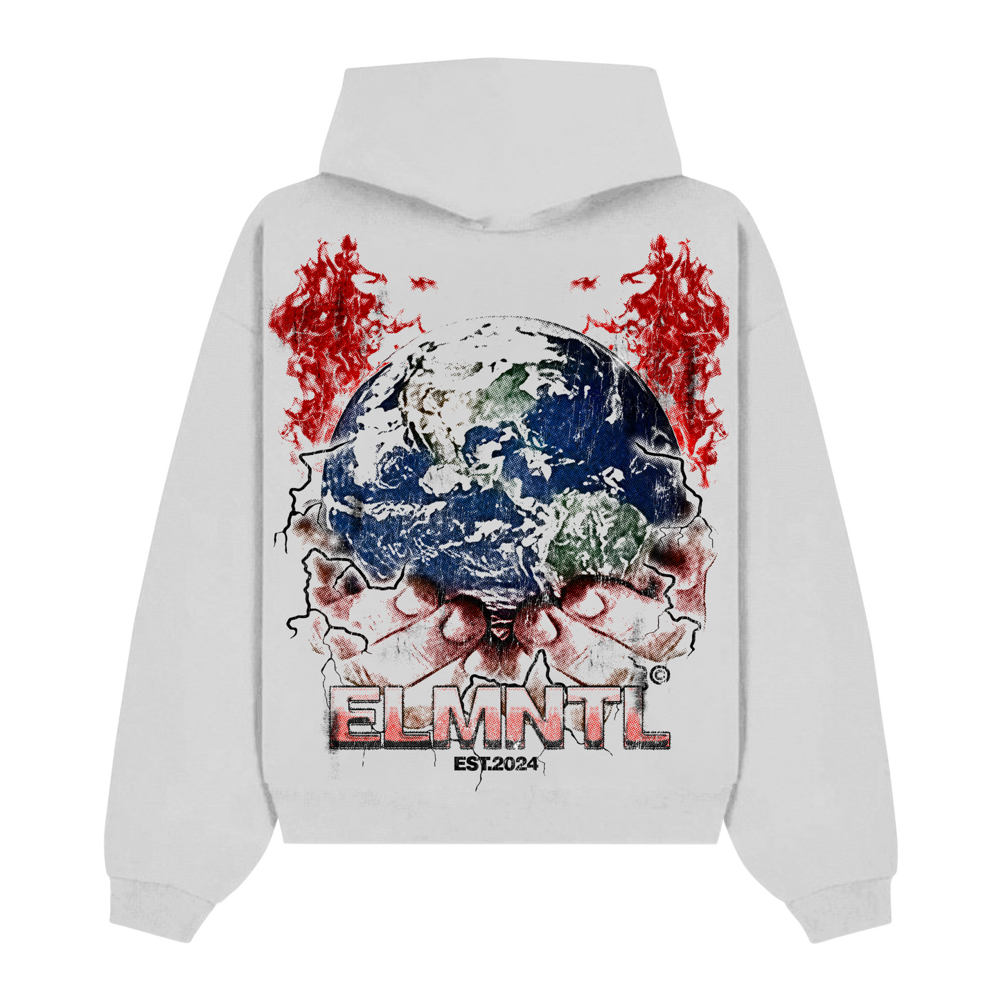 World On fire hoodie